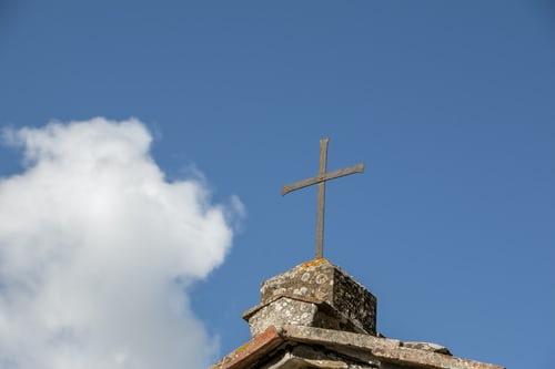 A cross. 