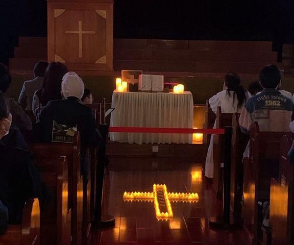 A prayer meeting with a meditation on 